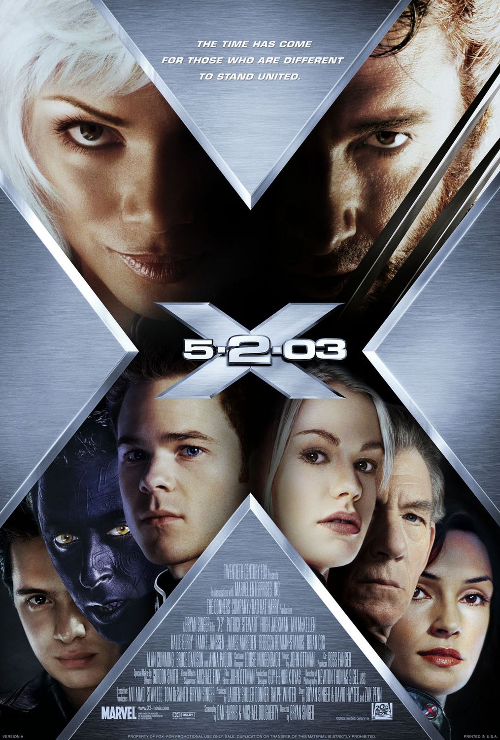 Extra Large Movie Poster Image for X-Men 2 (#3 of 8)