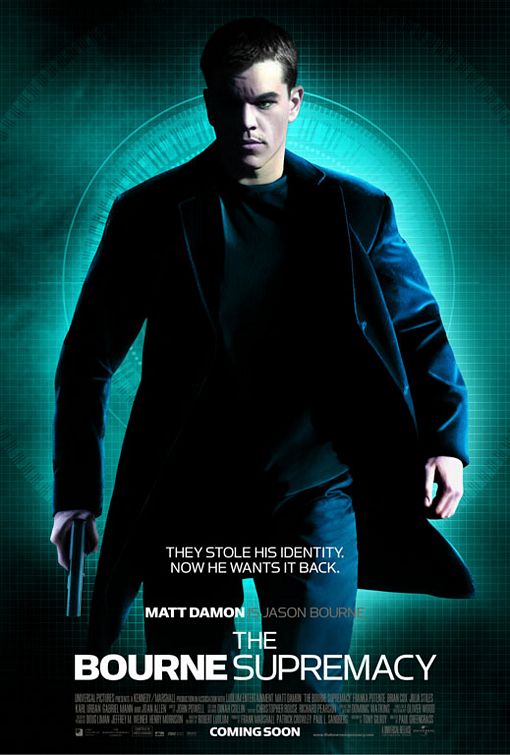 bourne movie posters