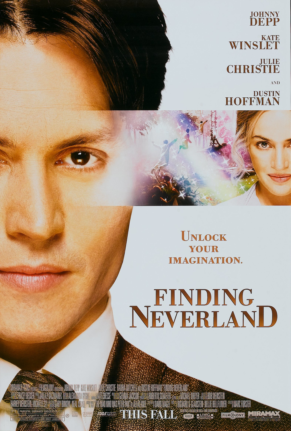 Extra Large Movie Poster Image for Finding Neverland (#1 of 2)