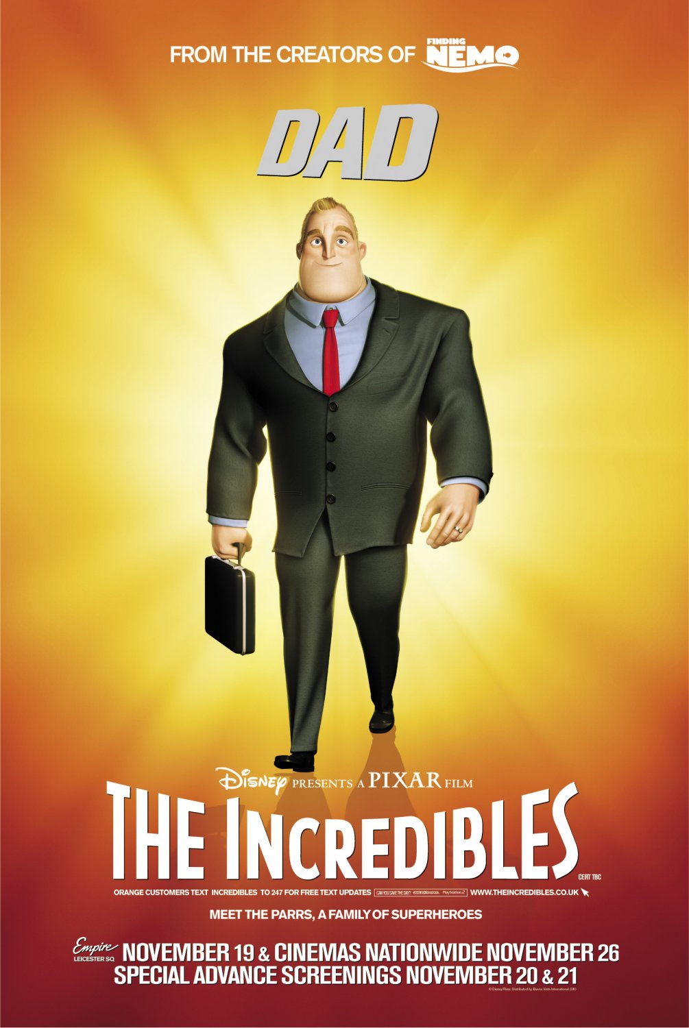 Extra Large Movie Poster Image for The Incredibles (#21 of 27)