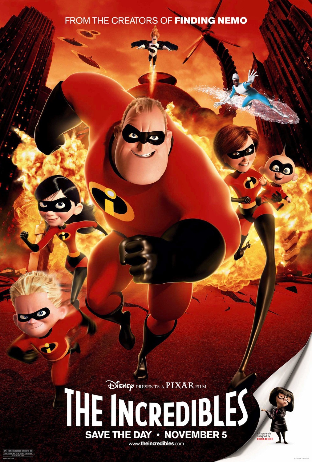 The Incredibles (#9 of 27): Extra Large Movie Poster Image - IMP Awards