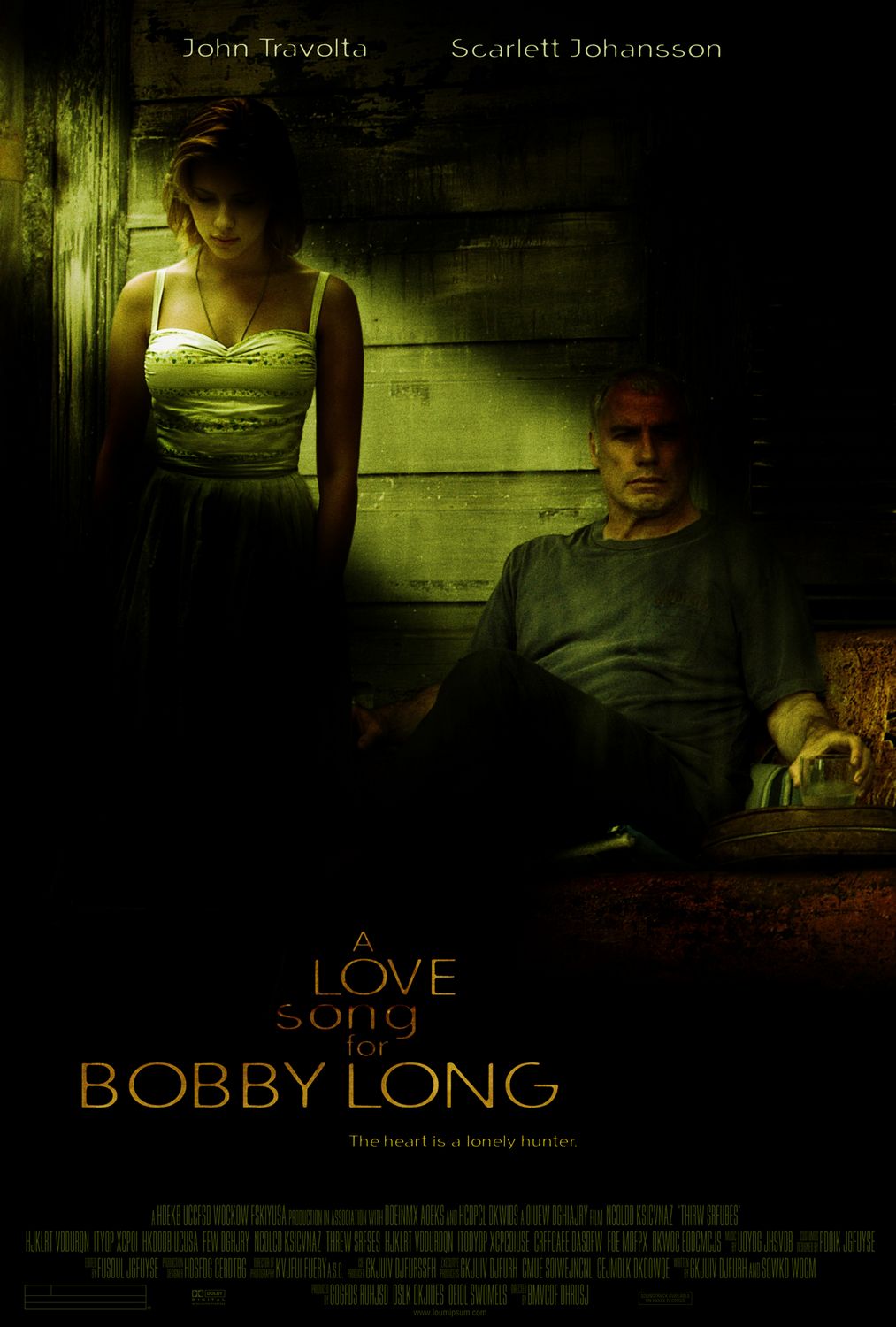 Extra Large Movie Poster Image for Love Song for Bobby Long (#1 of 2)