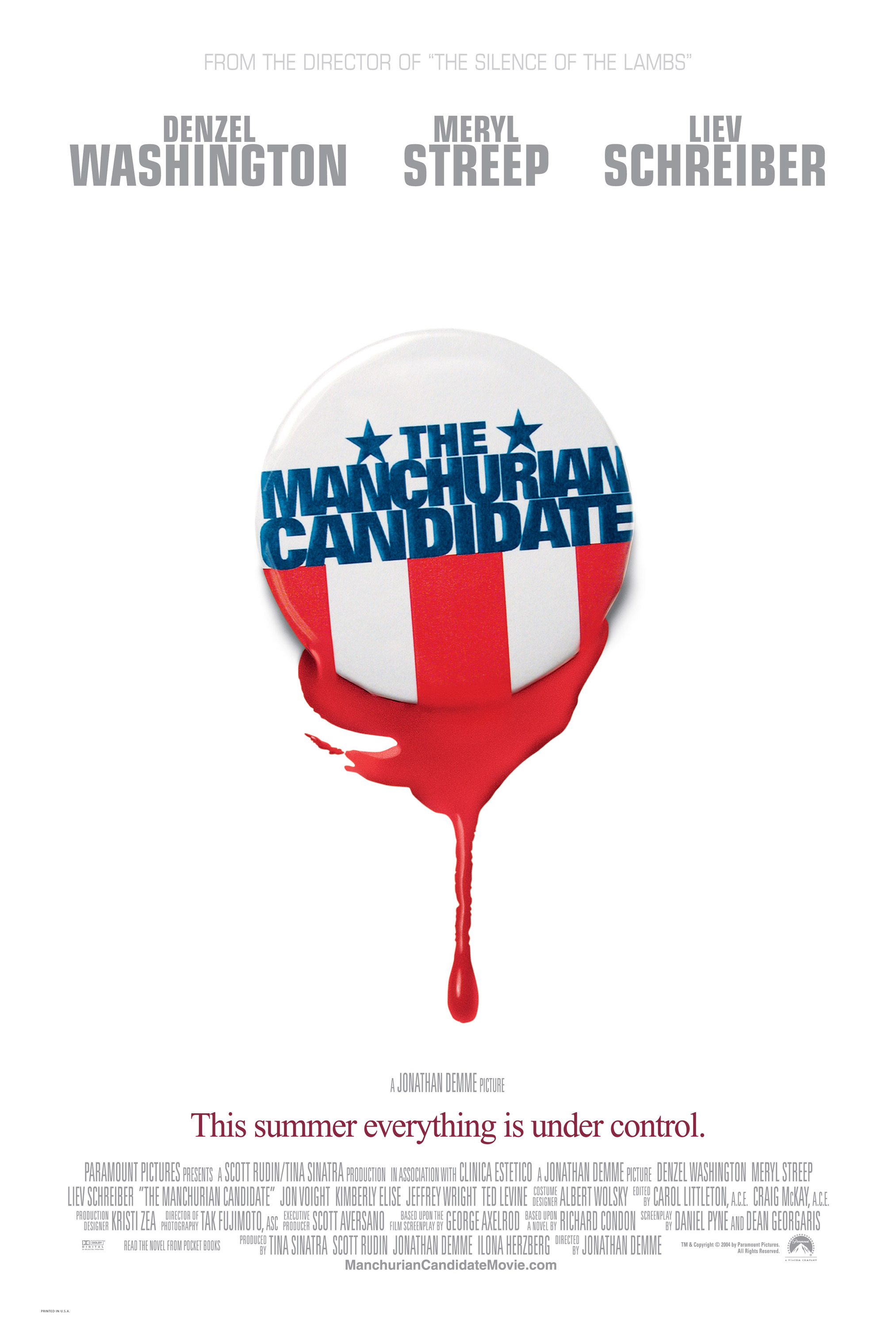 Mega Sized Movie Poster Image for The Manchurian Candidate (#1 of 4)