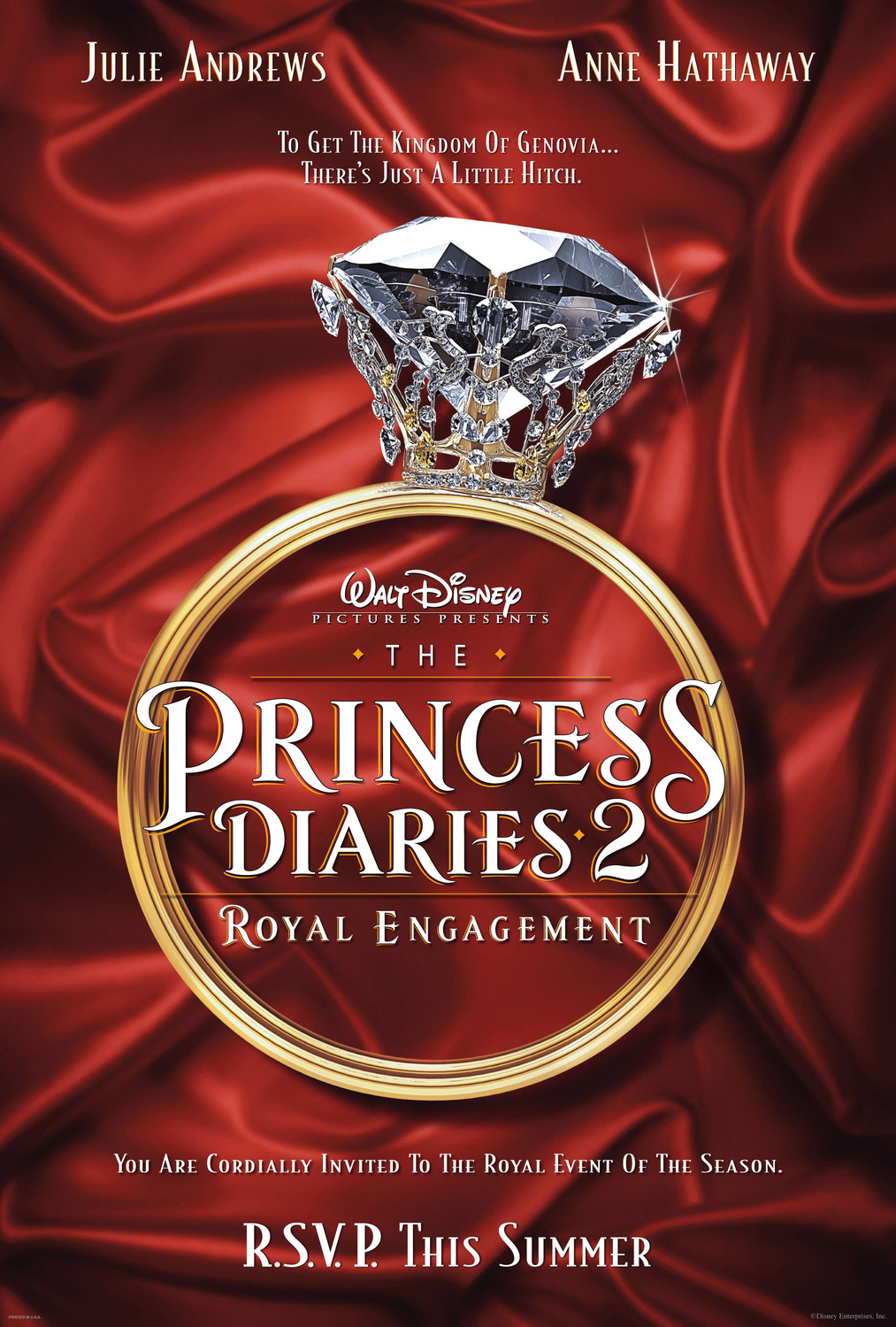 Extra Large Movie Poster Image for The Princess Diaries 2: Royal Engagement (#1 of 4)