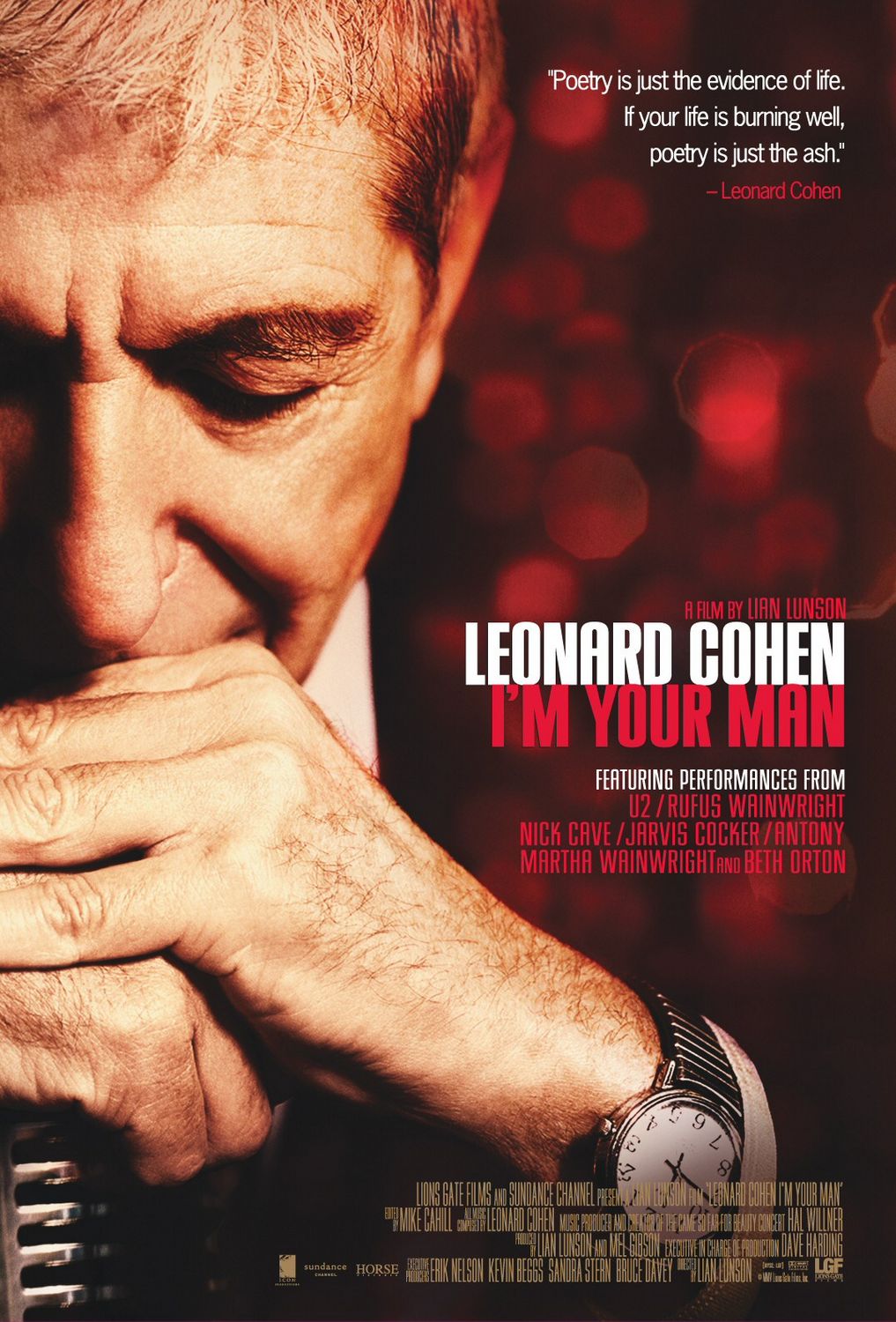 Extra Large Movie Poster Image for Leonard Cohen: I'm Your Man 