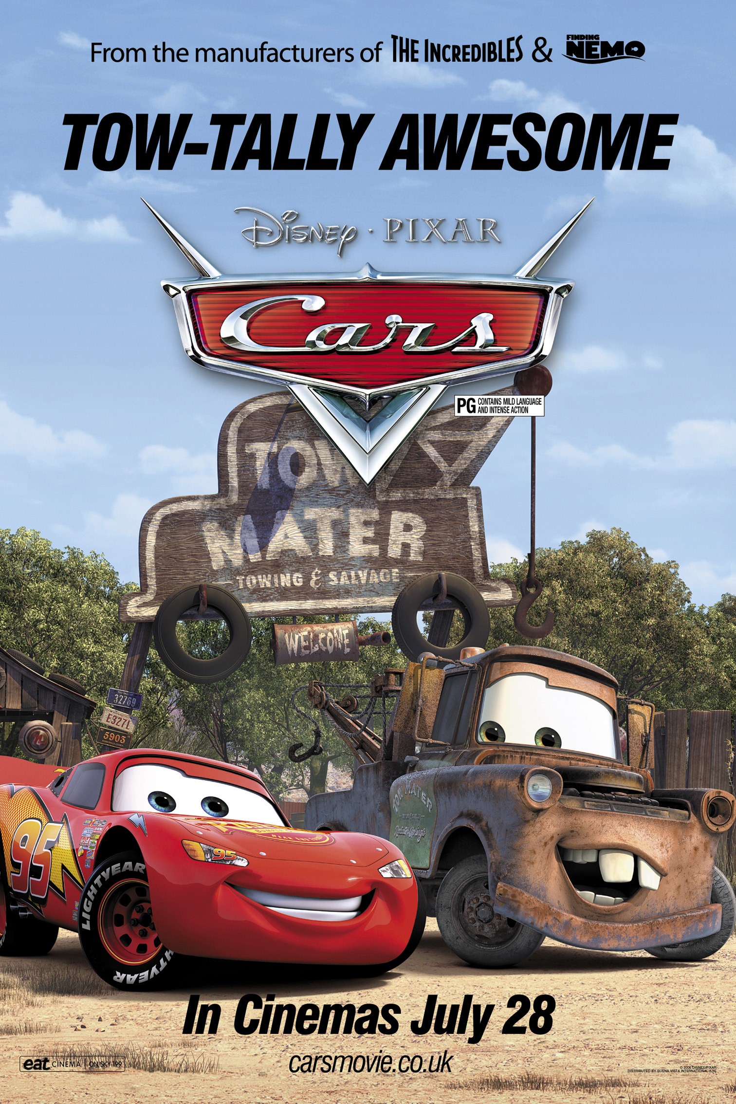 Mega Sized Movie Poster Image for Cars (#10 of 13)