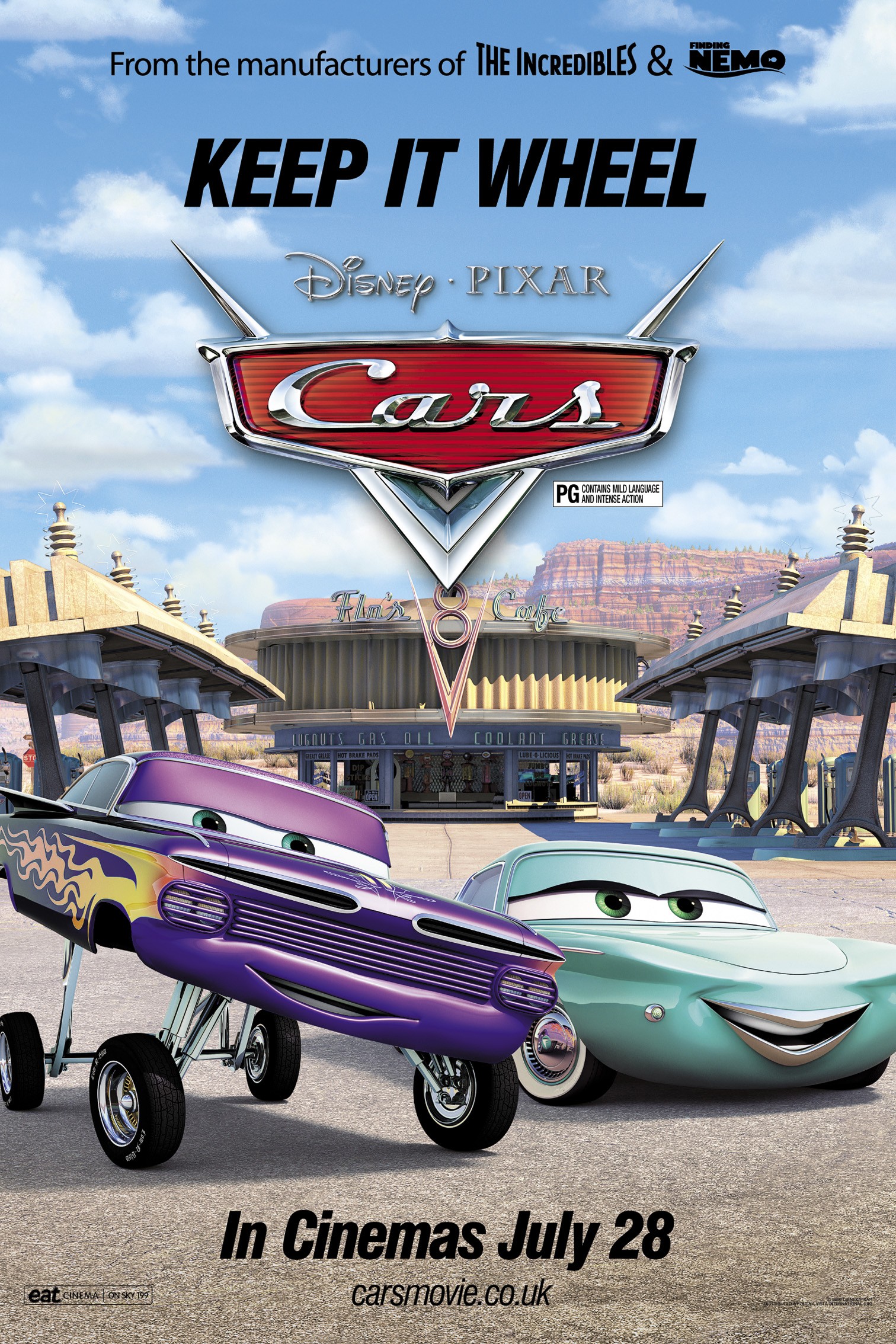 Mega Sized Movie Poster Image for Cars (#11 of 13)