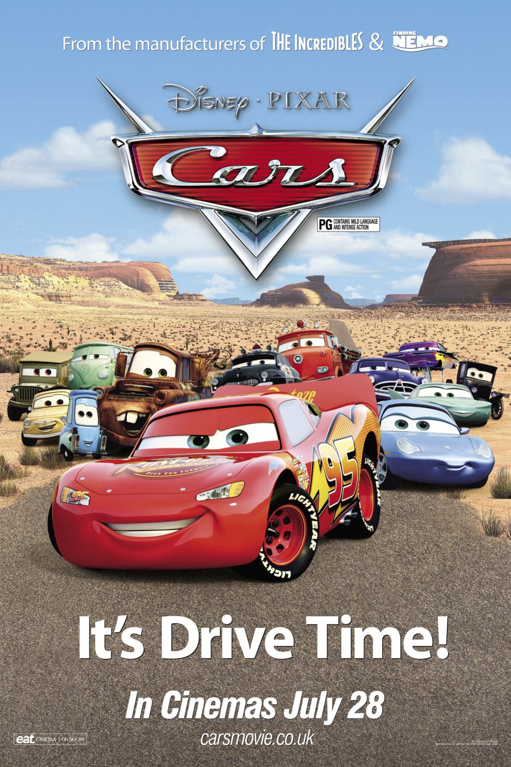 Extra Large Movie Poster Image for Cars (#12 of 13)