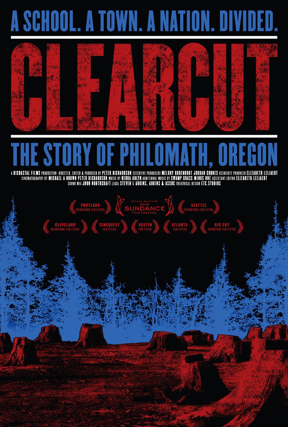 Extra Large Movie Poster Image for Clear Cut: The Story of Philomath, Oregon 