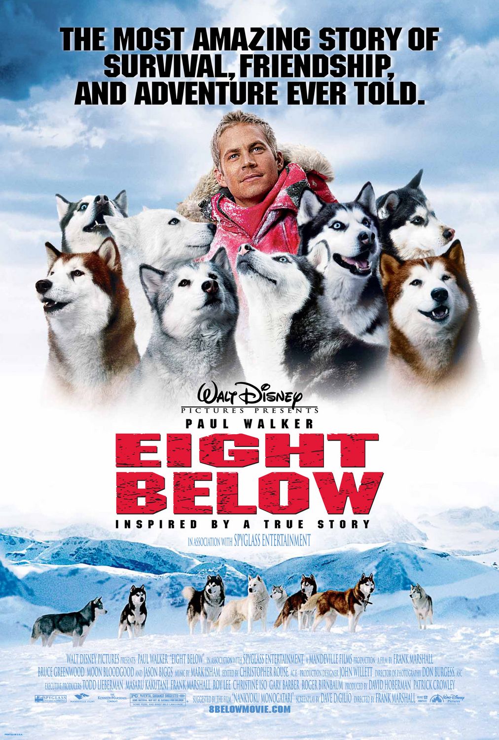 Extra Large Movie Poster Image for Eight Below (#1 of 2)