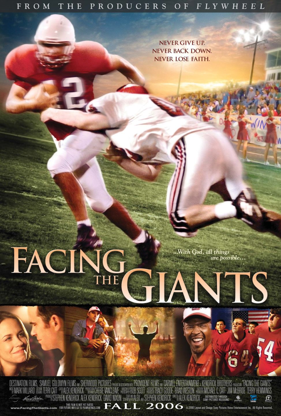 Extra Large Movie Poster Image for Facing the Giants 