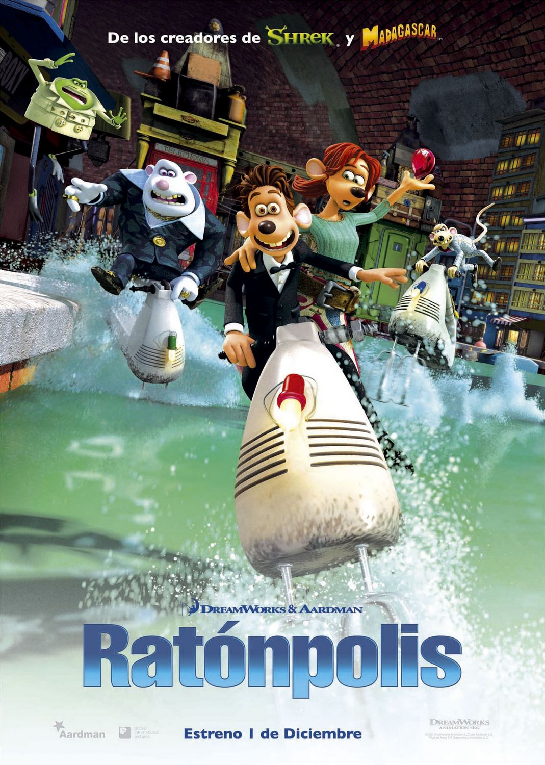 Extra Large Movie Poster Image for Flushed Away (#2 of 9)