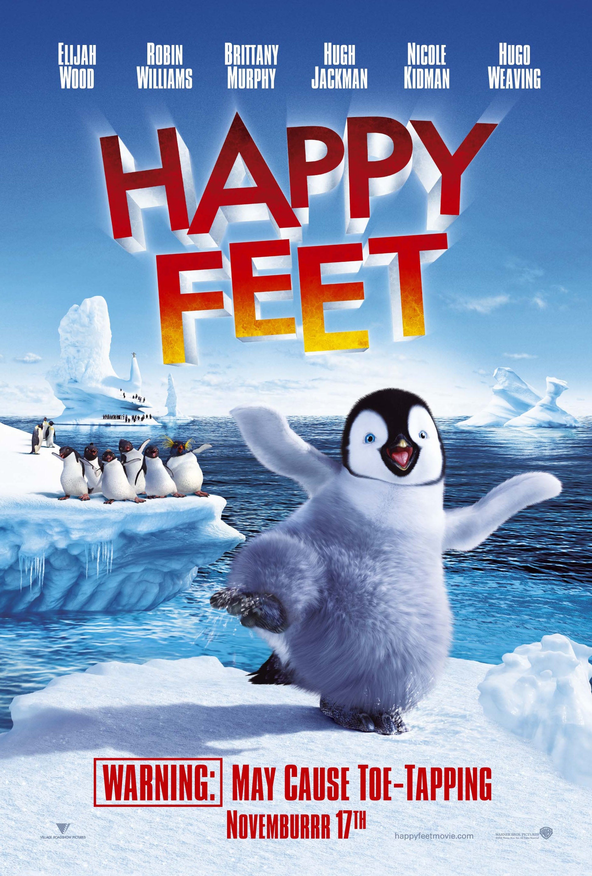 Mega Sized Movie Poster Image for Happy Feet (#1 of 6)