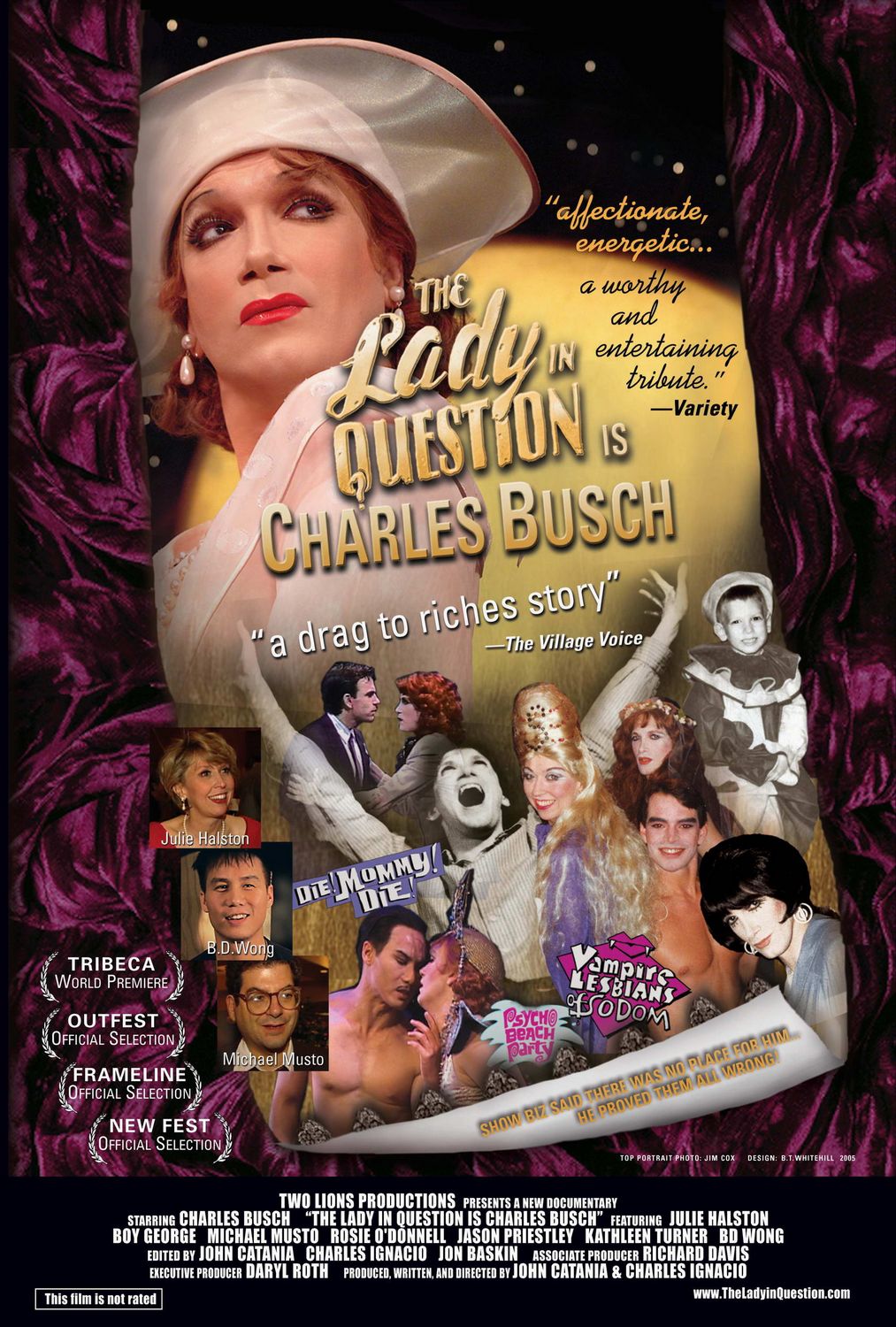 Extra Large Movie Poster Image for The Lady in Question Is Charles Busch 