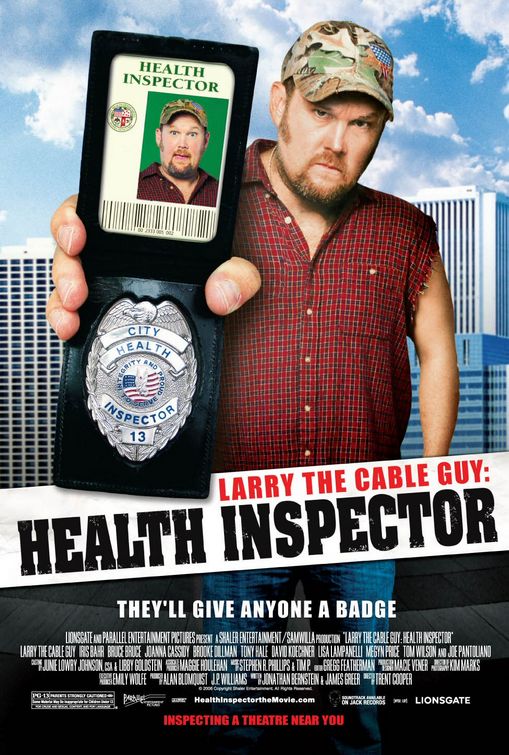 larry the cable guy poster