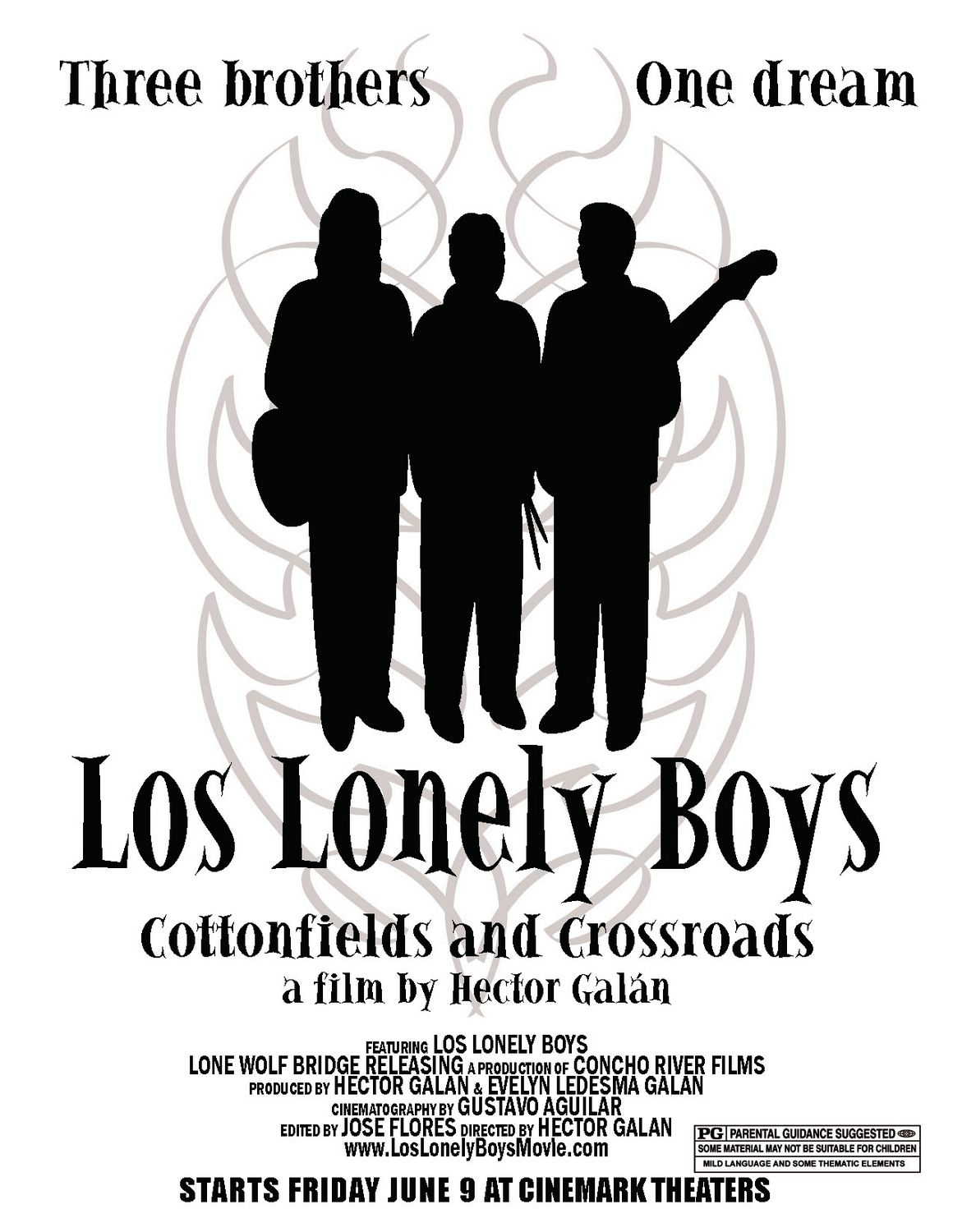 Extra Large Movie Poster Image for Los Lonely Boys: Cottonfields and Crossroads (#2 of 2)