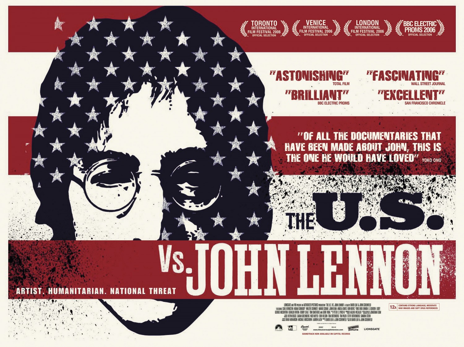 Extra Large Movie Poster Image for The U.S. vs. John Lennon (#2 of 2)