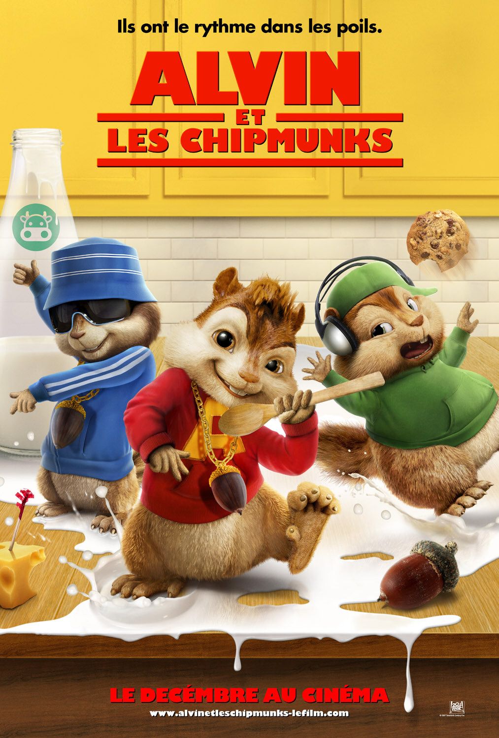 Extra Large Movie Poster Image for Alvin and the Chipmunks (#4 of 9)