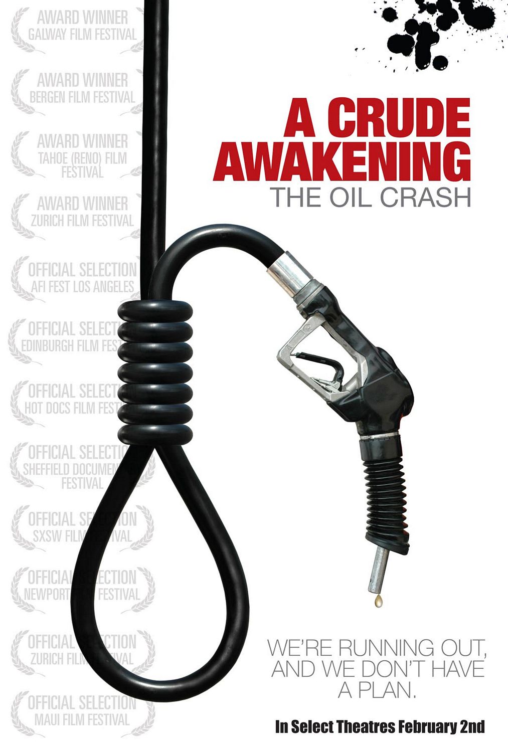 Extra Large Movie Poster Image for A Crude Awakening: The Oil Crash (#2 of 2)