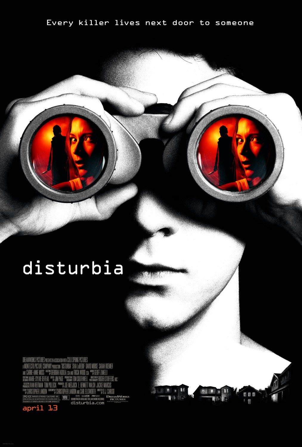 Extra Large Movie Poster Image for Disturbia (#1 of 2)
