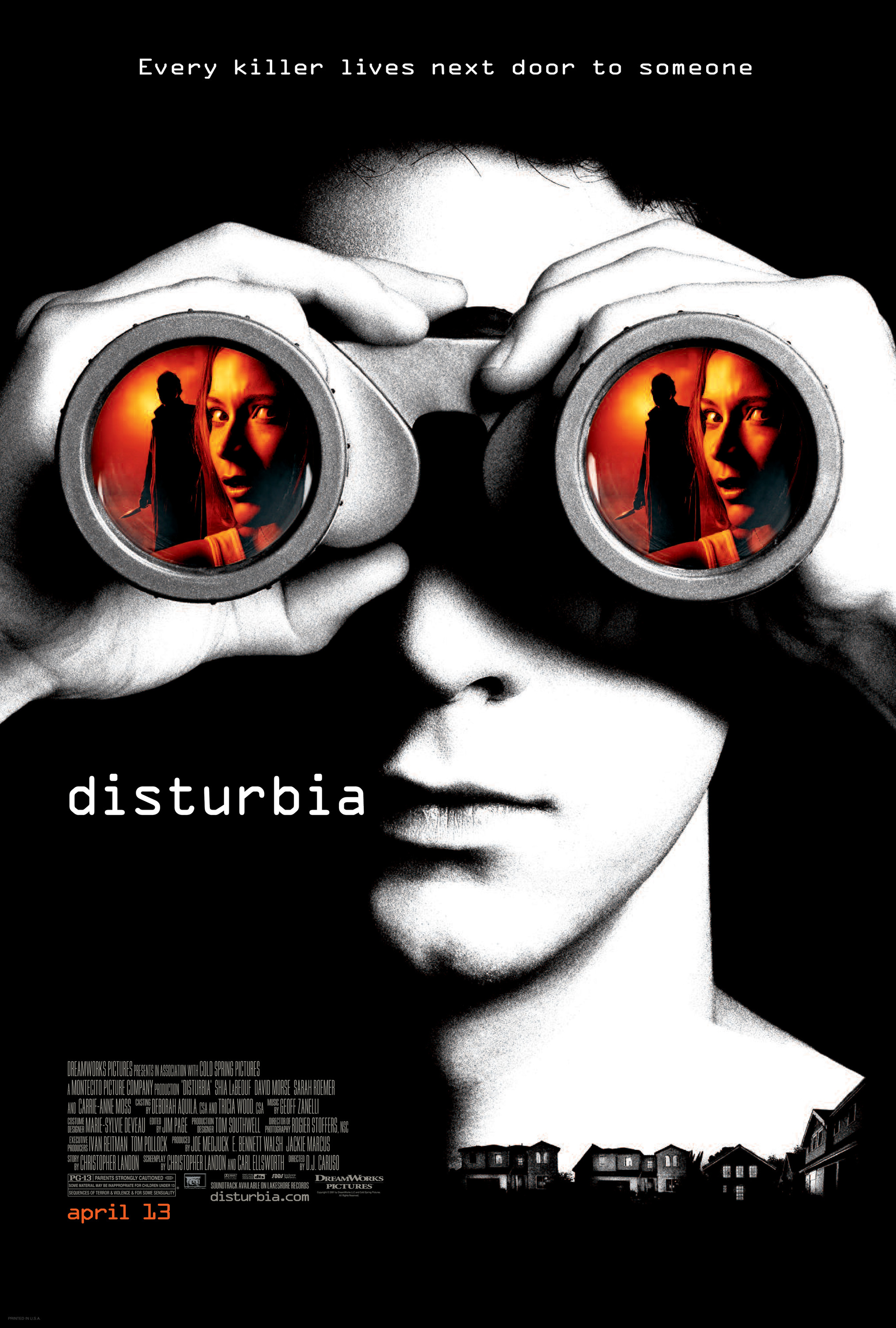 Mega Sized Movie Poster Image for Disturbia (#1 of 2)