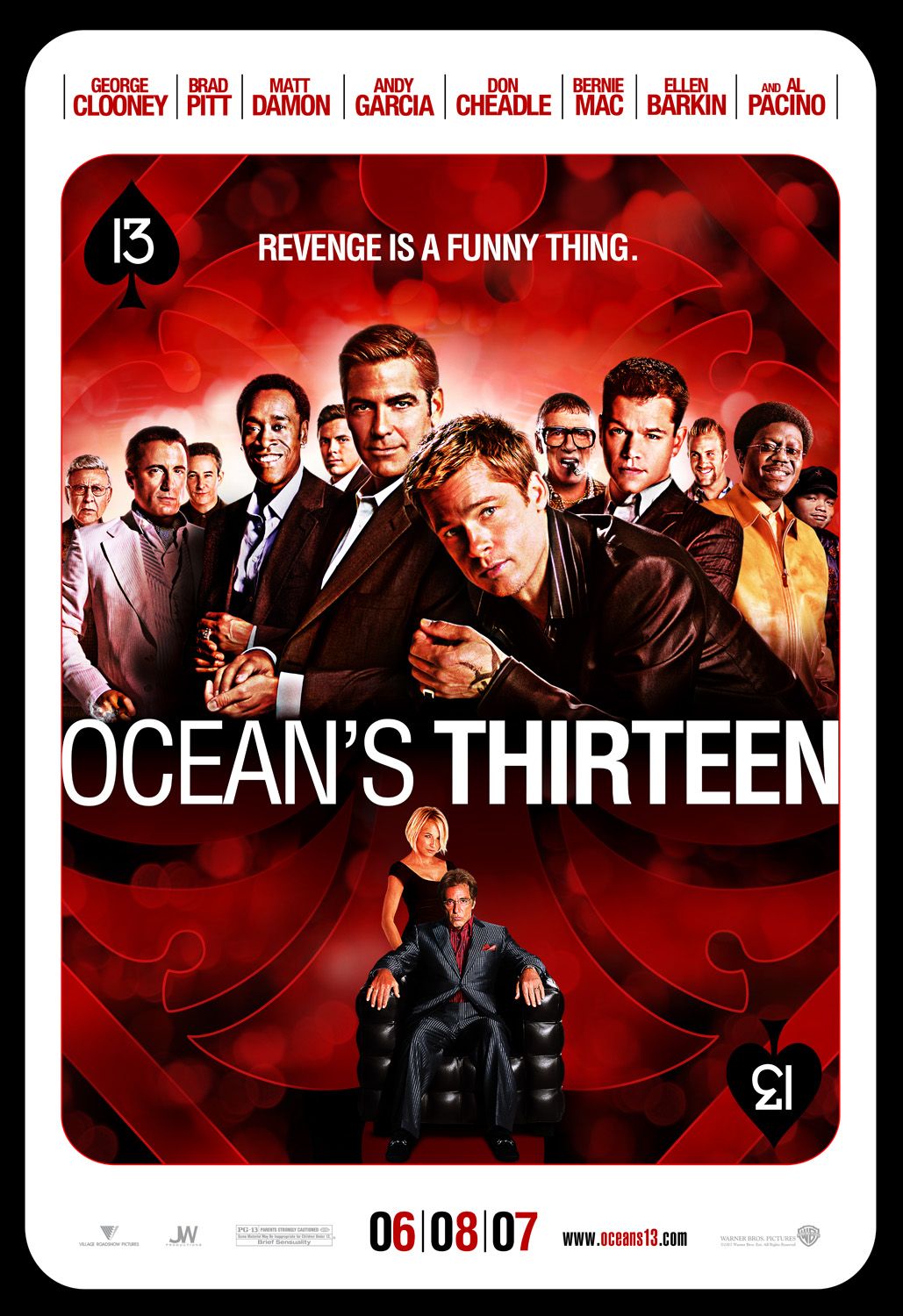 Extra Large Movie Poster Image for Ocean's Thirteen (#4 of 9)