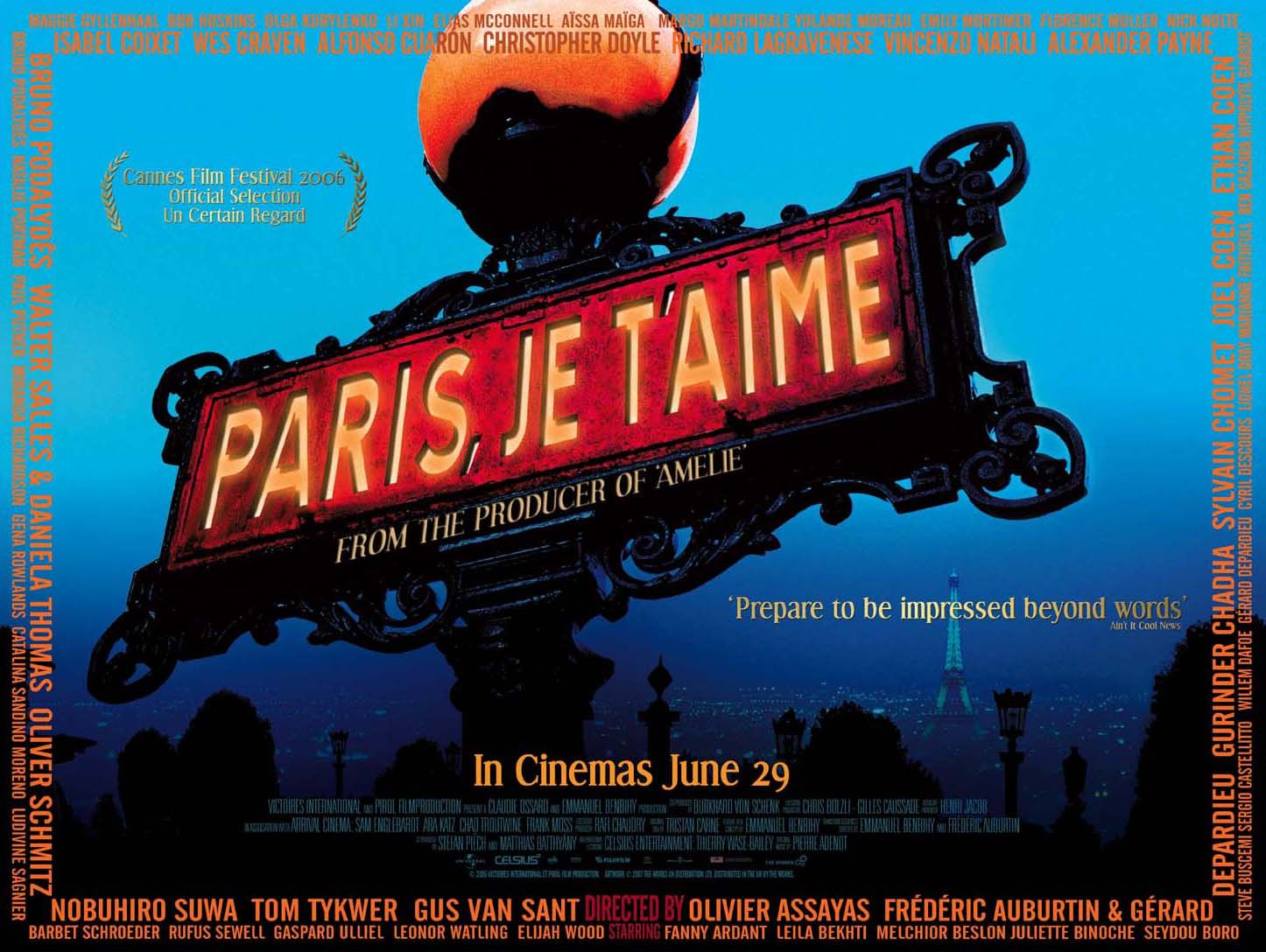 Extra Large Movie Poster Image for Paris, Je T'aime (#7 of 7)