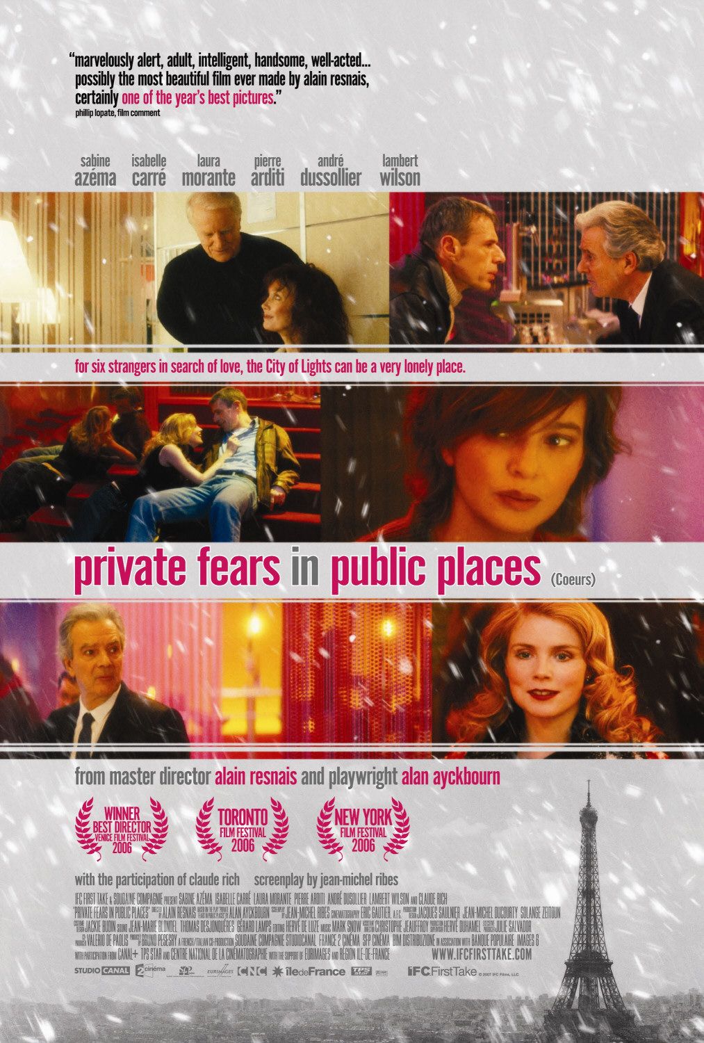 Extra Large Movie Poster Image for Private Fears in Public Places (#1 of 3)