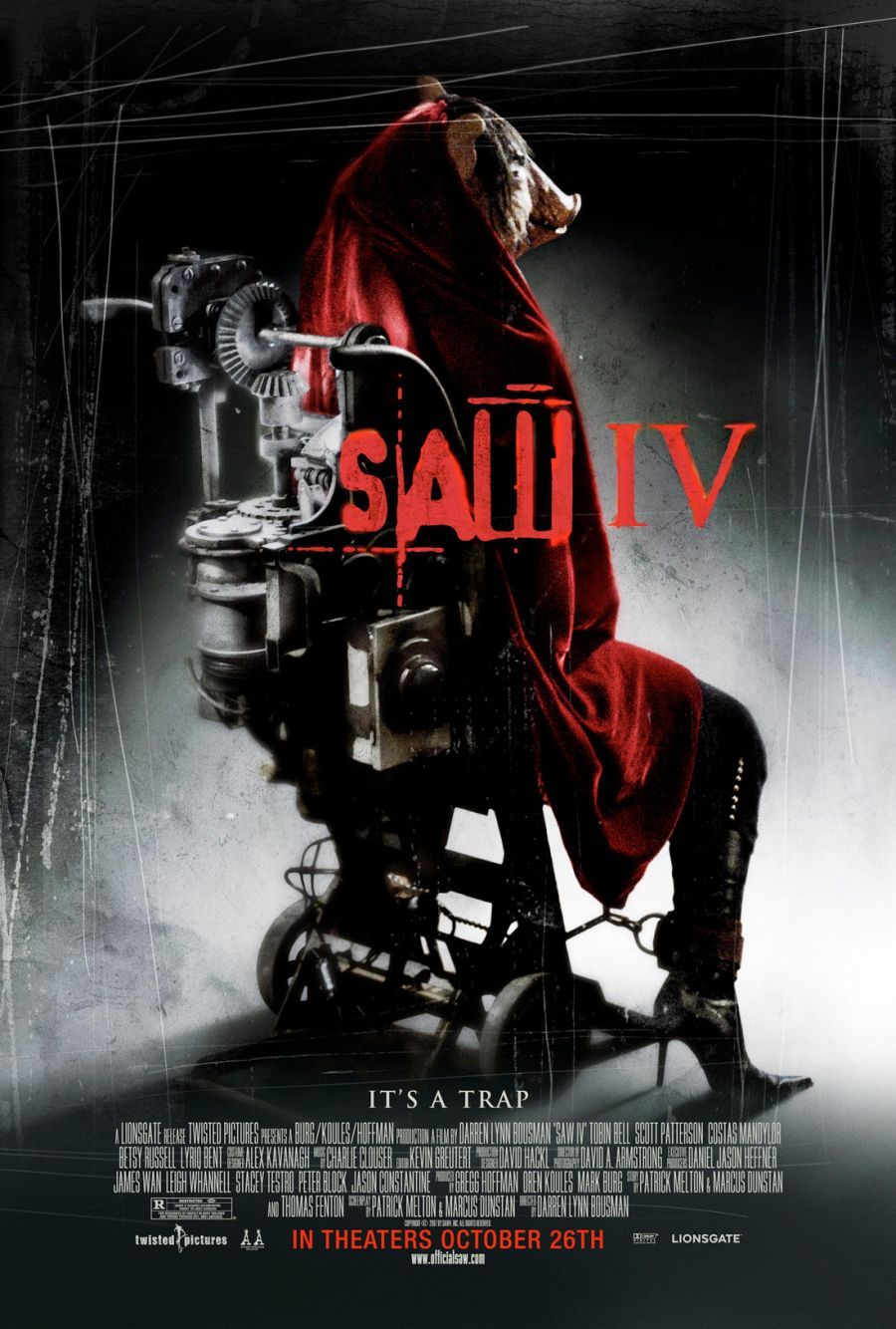 Extra Large Movie Poster Image for Saw IV (#5 of 8)