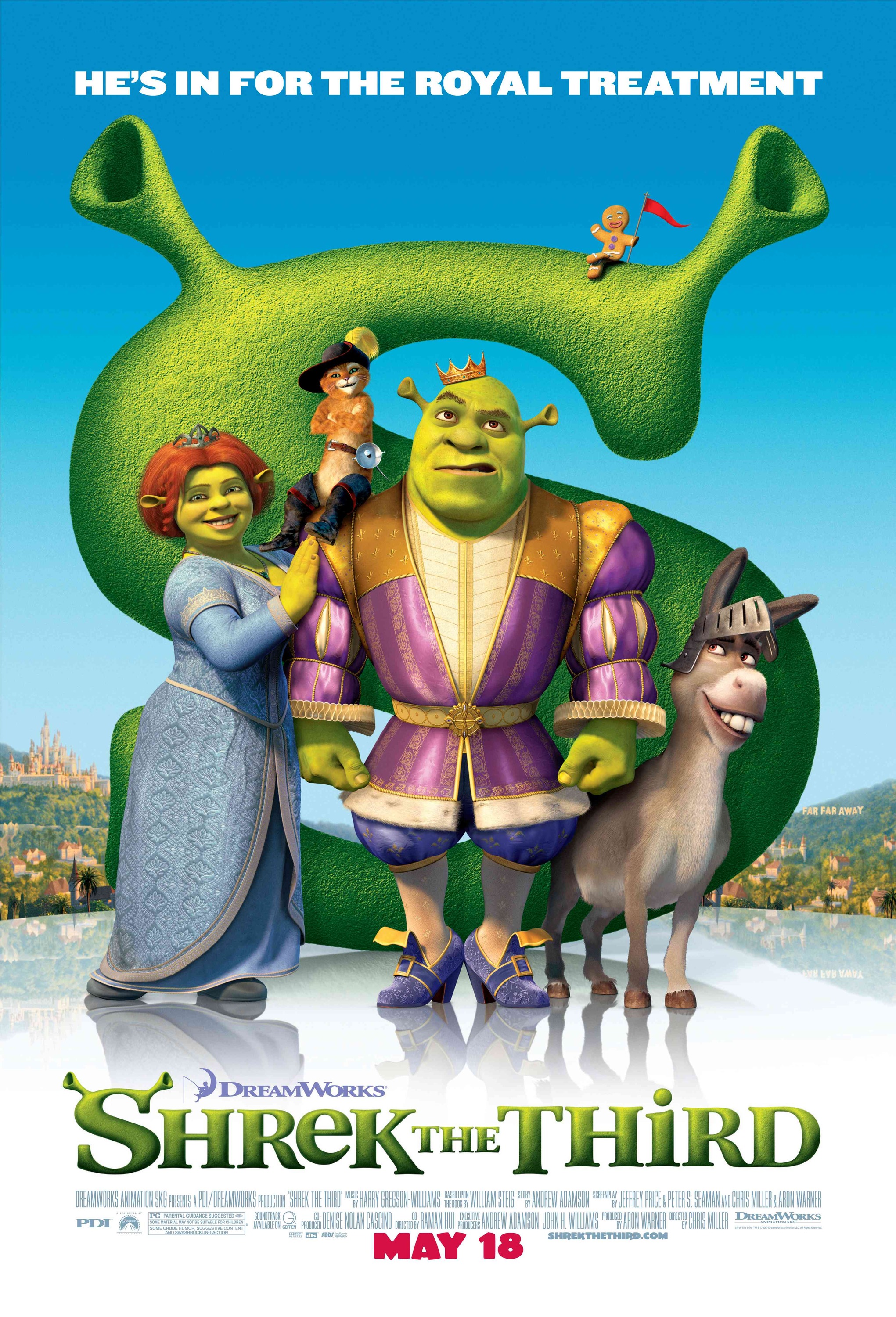 Mega Sized Movie Poster Image for Shrek the Third (#2 of 8)