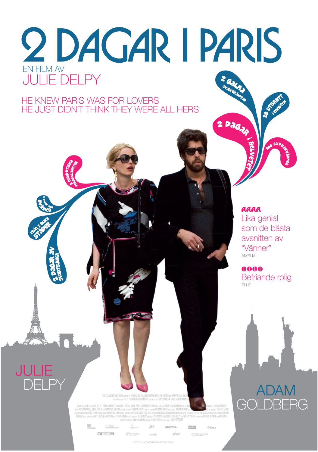 Extra Large Movie Poster Image for 2 Days in Paris (#3 of 6)