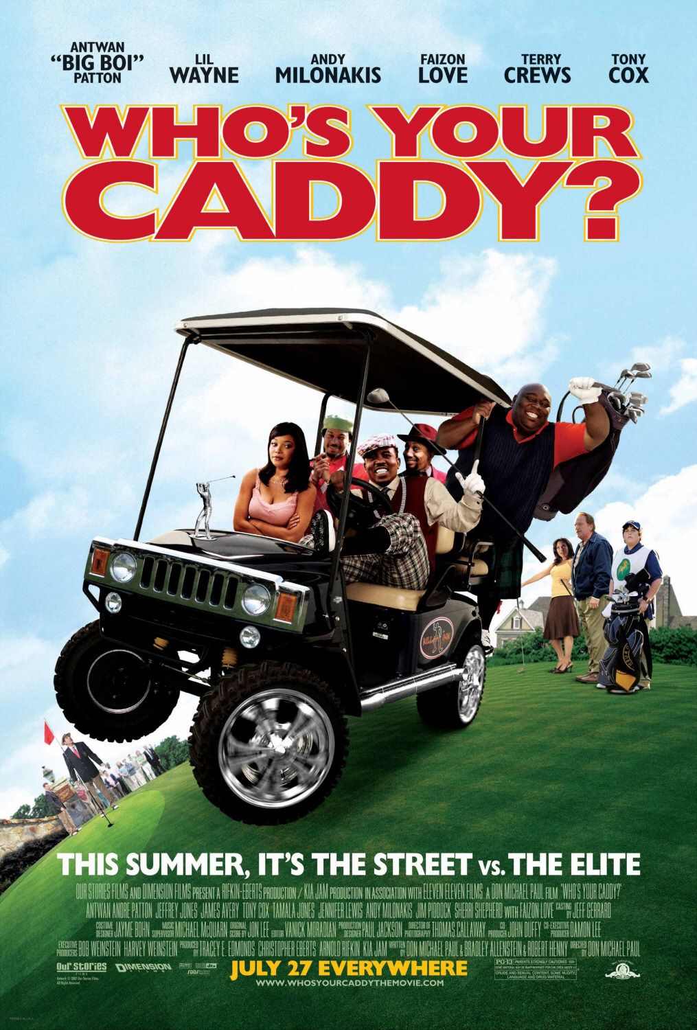 Extra Large Movie Poster Image for Who's Your Caddy? 