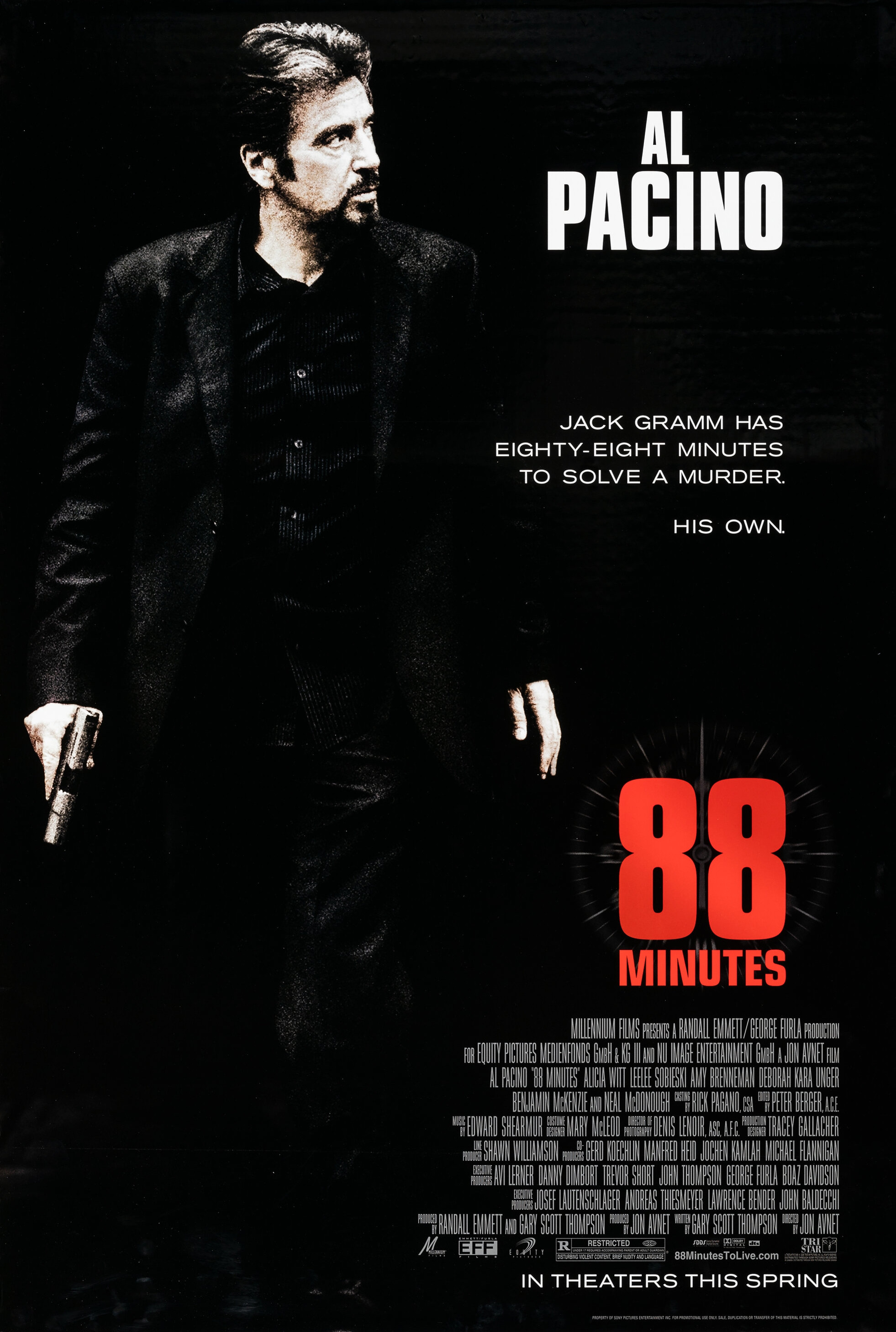 Mega Sized Movie Poster Image for 88 Minutes (#3 of 5)