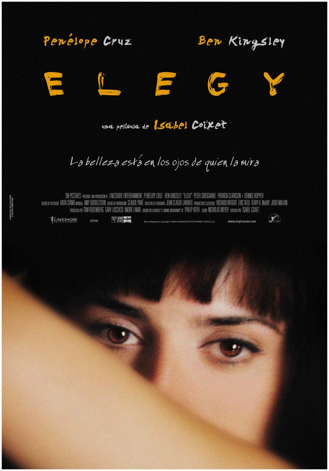 Extra Large Movie Poster Image for Elegy (#1 of 7)