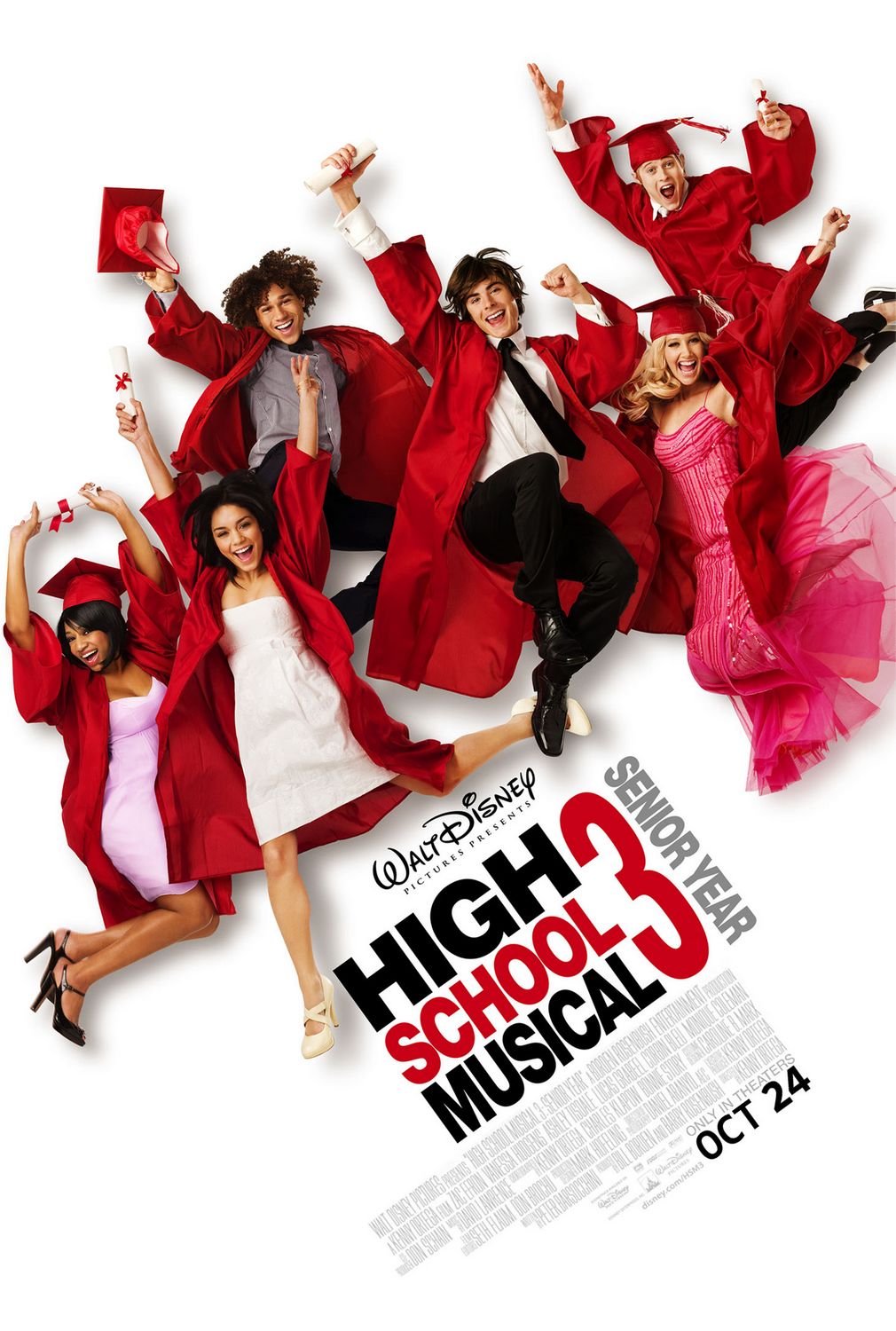 HIGH SCHOOL MUSICAL 3 SENIOR YEAR 2008 TOPPS PROMO CARD P1 at 's  Entertainment Collectibles Store