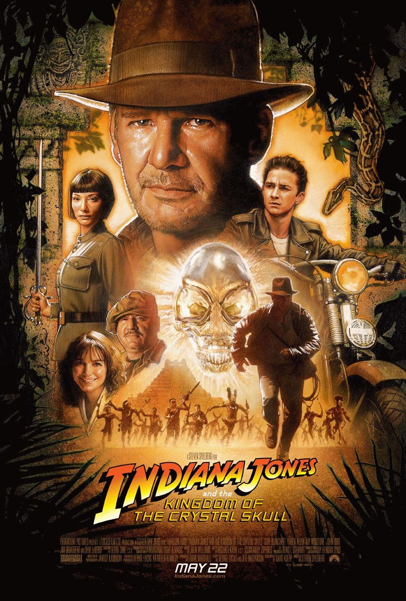 Extra Large Movie Poster Image for Indiana Jones and the Kingdom of the Crystal Skull (#2 of 11)