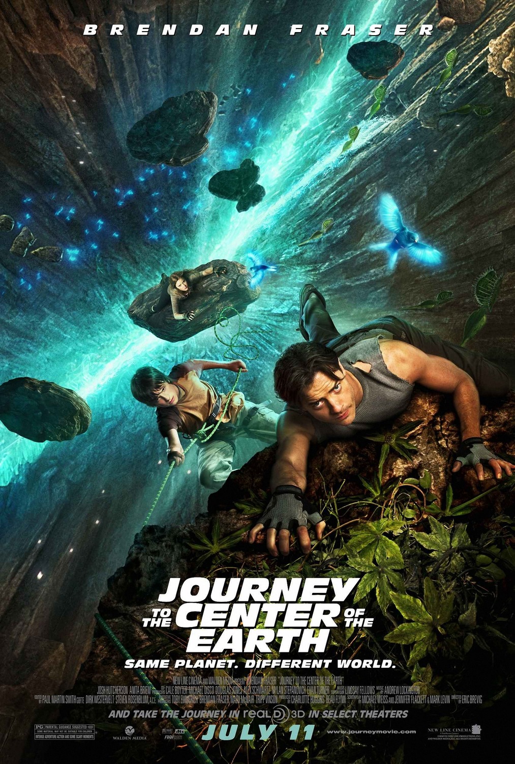 Extra Large Movie Poster Image for Journey to the Center of the Earth 3D (#2 of 6)