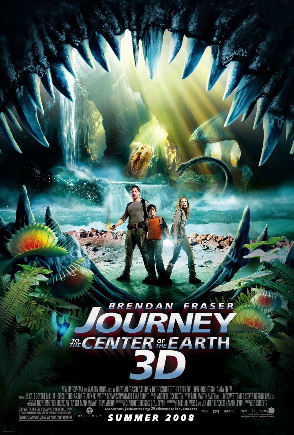 Extra Large Movie Poster Image for Journey to the Center of the Earth 3D (#1 of 6)