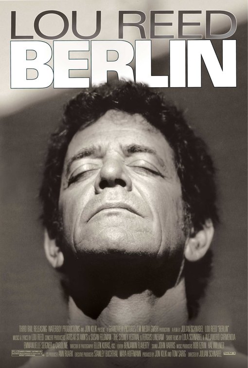 Lou Reed's Berlin Movie Poster