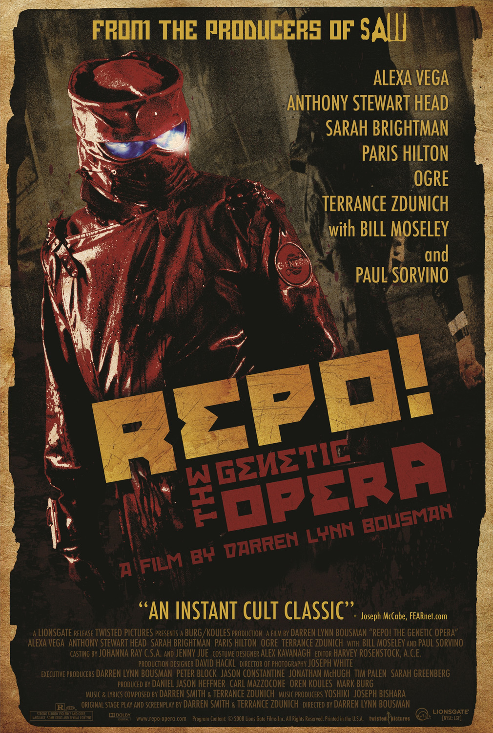 repo the genetic opera posters