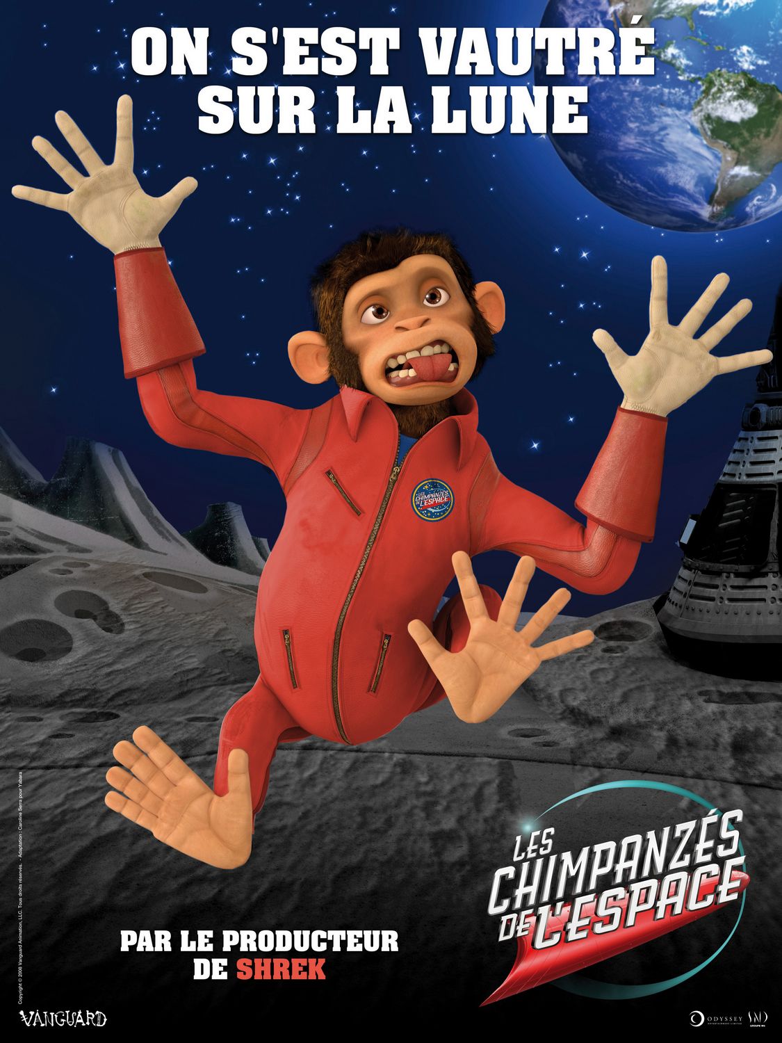 Extra Large Movie Poster Image for Space Chimps (#3 of 10)