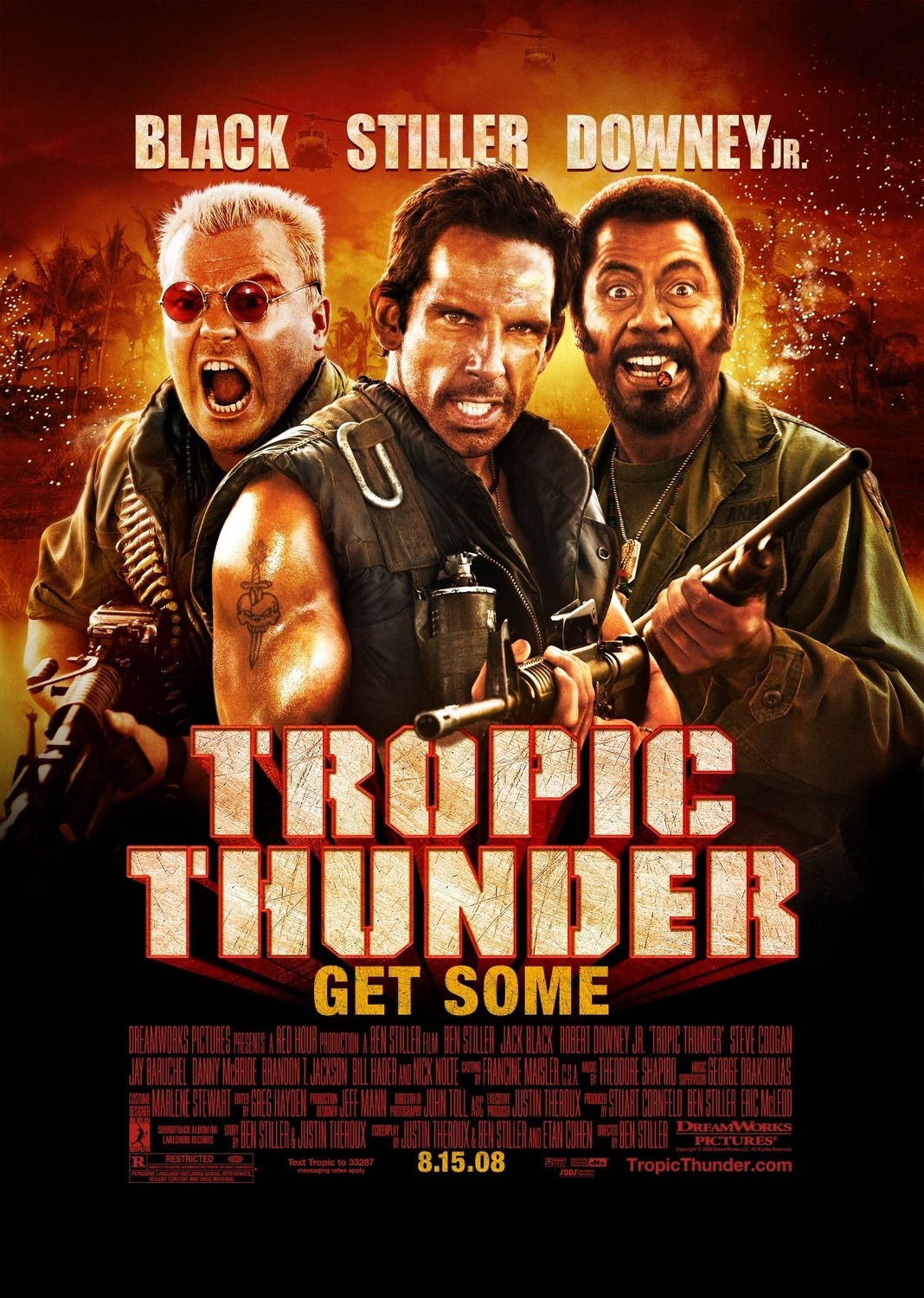 Extra Large Movie Poster Image for Tropic Thunder (#4 of 4)
