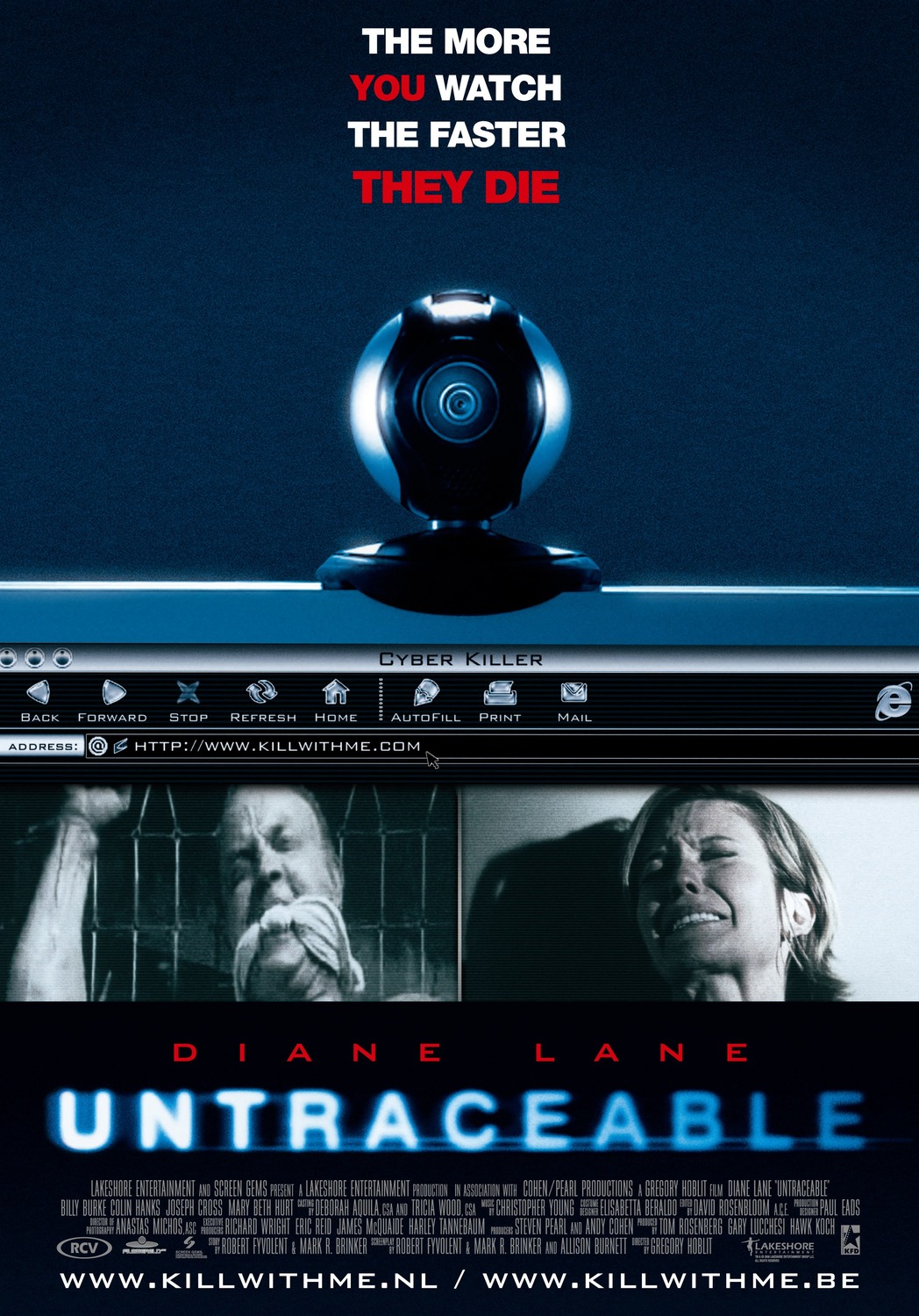 Extra Large Movie Poster Image for Untraceable (#9 of 9)