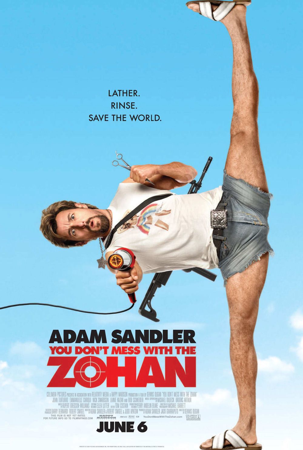 Extra Large Movie Poster Image for You Don't Mess with the Zohan (#2 of 4)