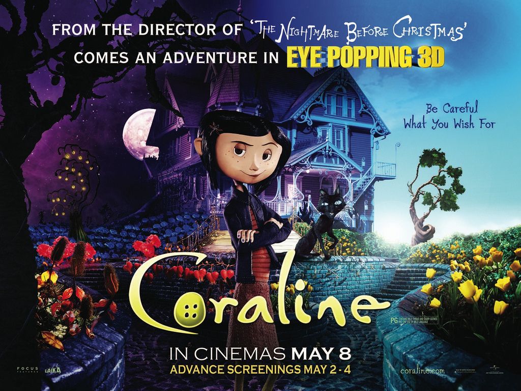 Coraline (#29 of 35): Extra Large Movie Poster Image - IMP Awards