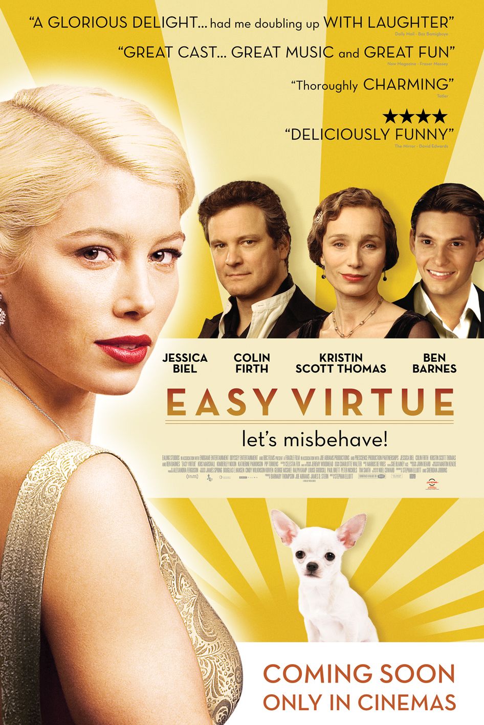 Extra Large Movie Poster Image for Easy Virtue (#3 of 4)