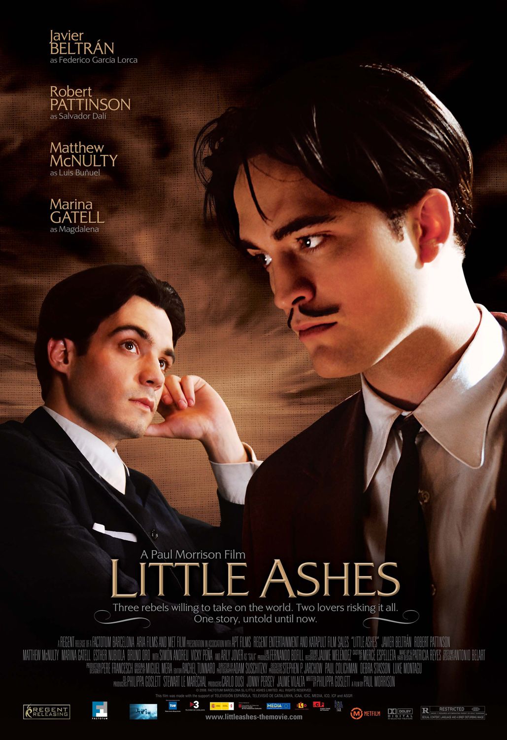 Extra Large Movie Poster Image for Little Ashes (#1 of 4)