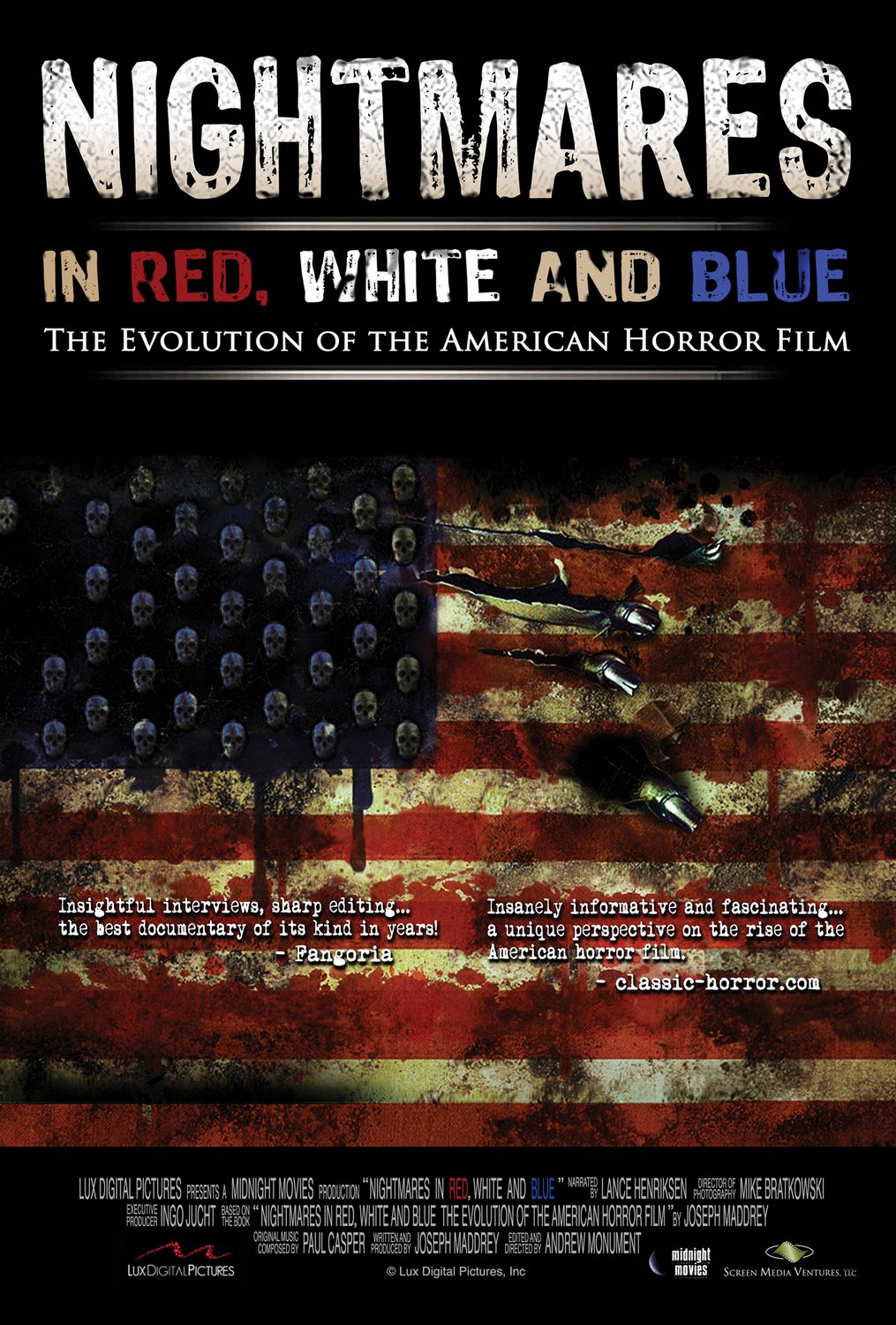 Extra Large Movie Poster Image for Nightmares in Red, White and Blue 
