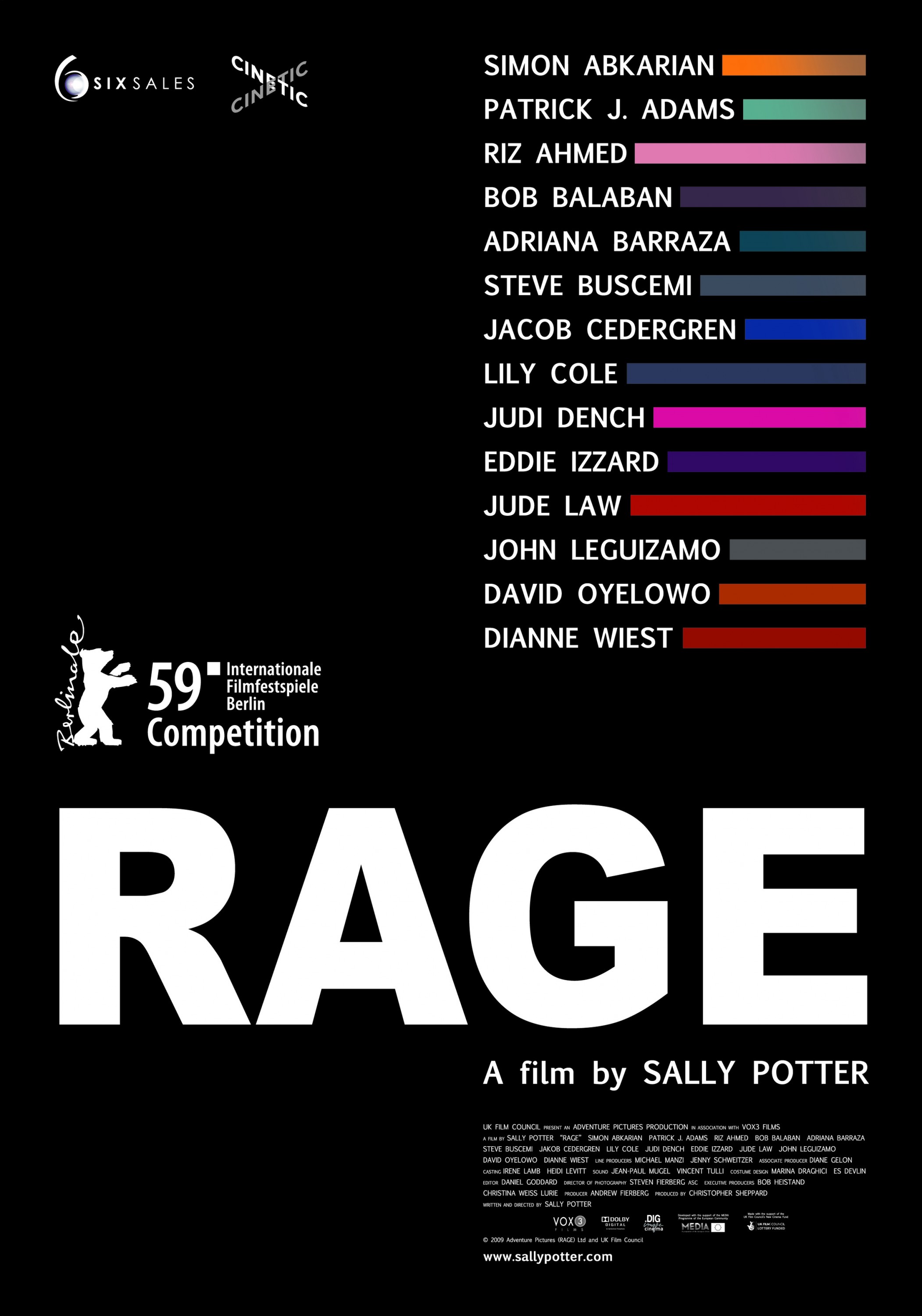 Mega Sized Movie Poster Image for Rage (#2 of 2)