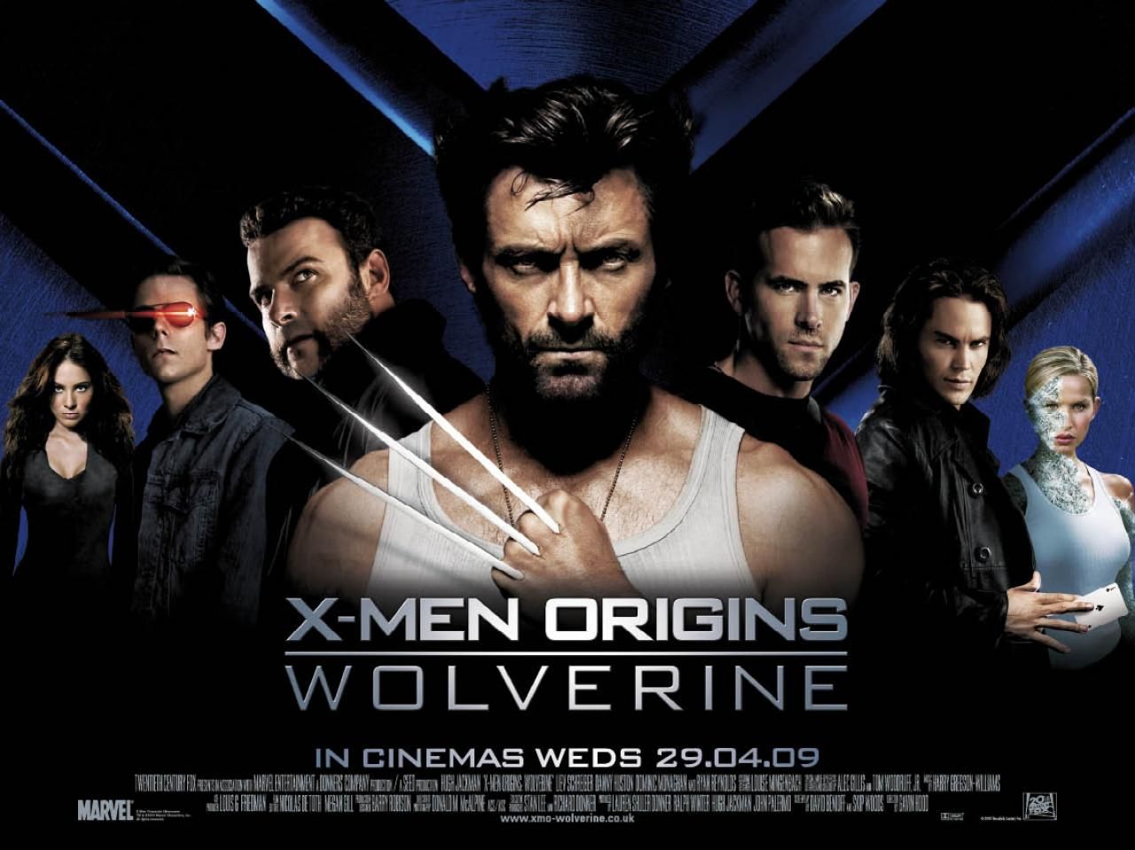 X-Men Origins: Wolverine movies in Denmark